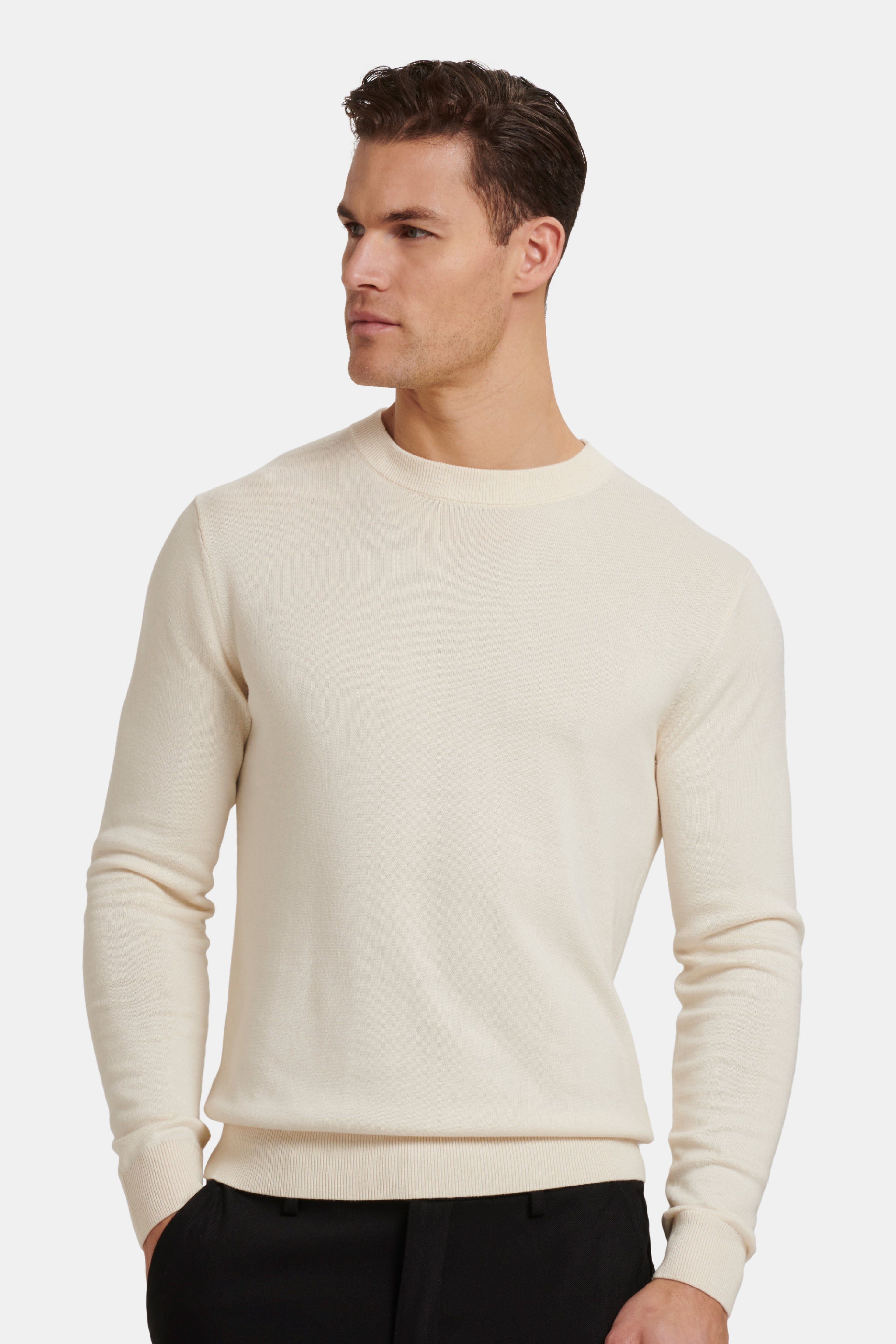 CAMISOLA DE GOLA REDONDA SANTONI