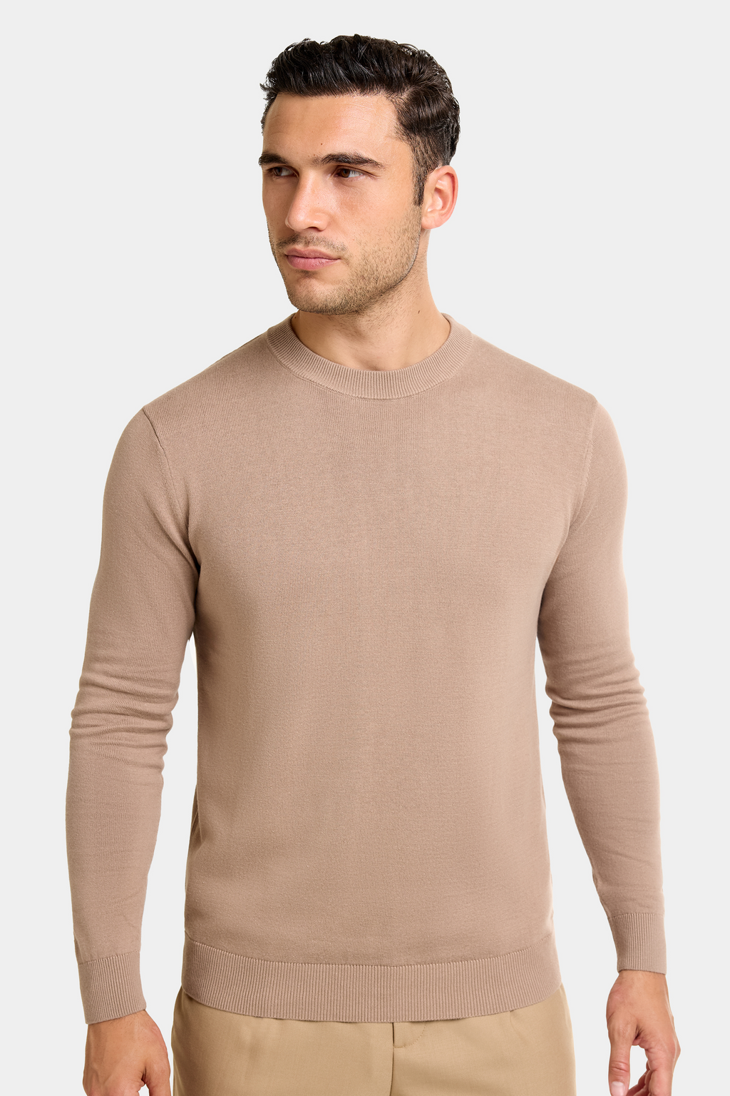 CAMISOLA DE GOLA REDONDA SANTONI