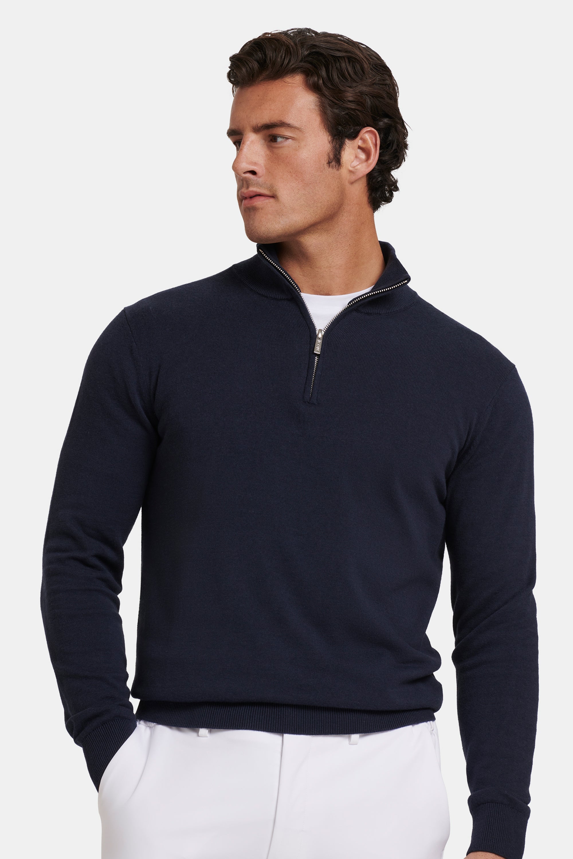 A CAMISOLA QUARTER ZIP SANTONI