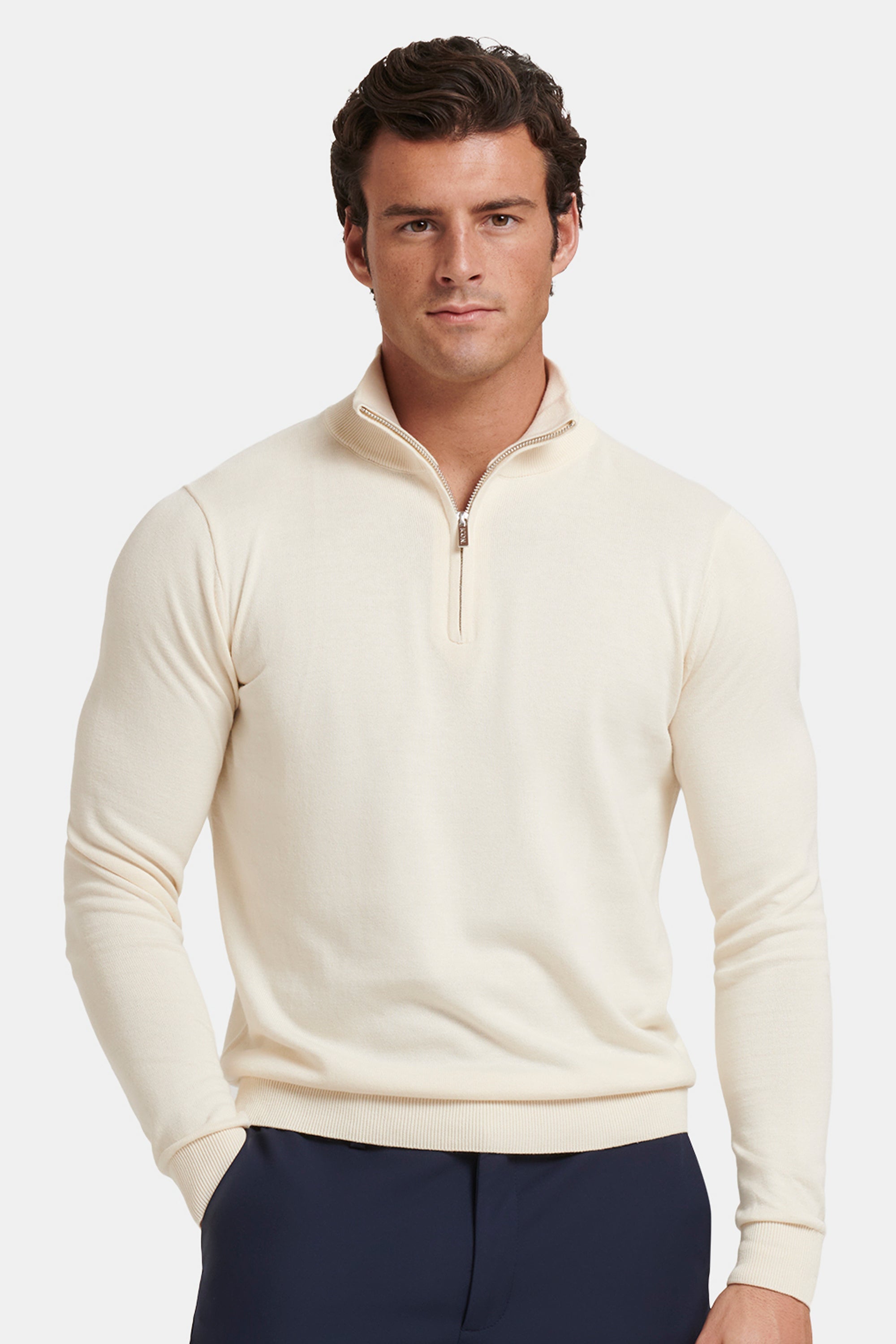 A CAMISOLA QUARTER ZIP SANTONI
