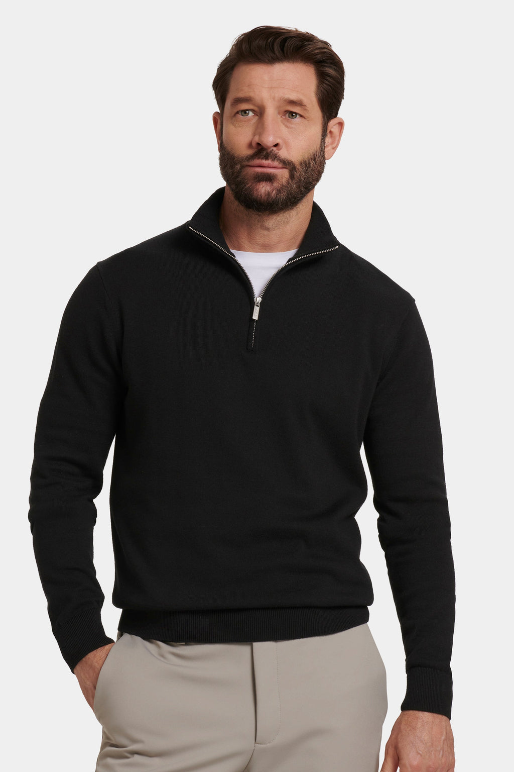 A CAMISOLA QUARTER ZIP SANTONI