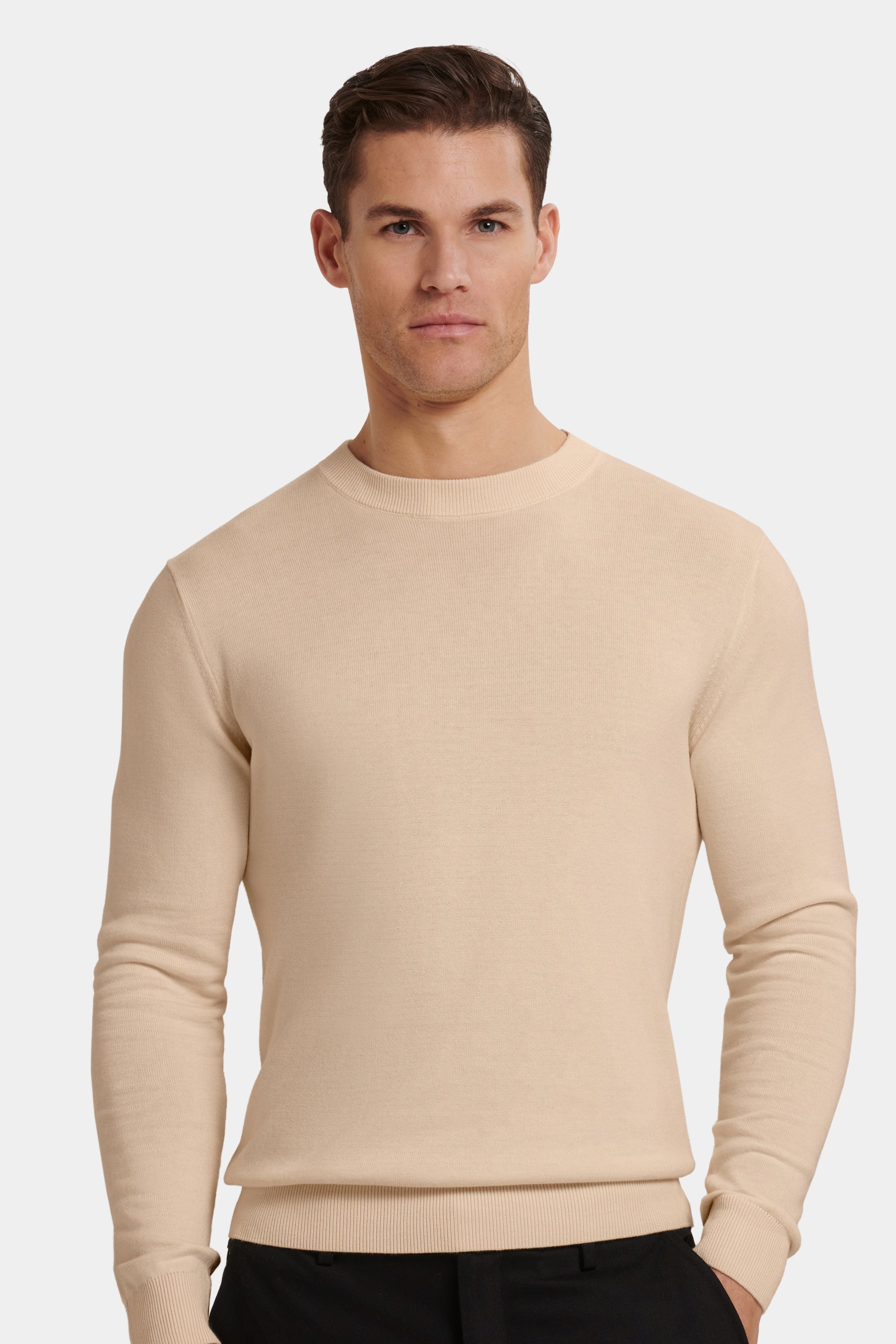 CAMISOLA DE GOLA REDONDA SANTONI