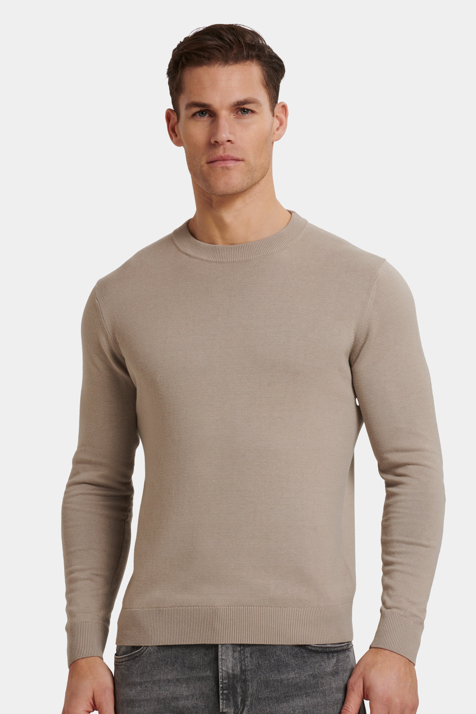 CAMISOLA DE GOLA REDONDA SANTONI