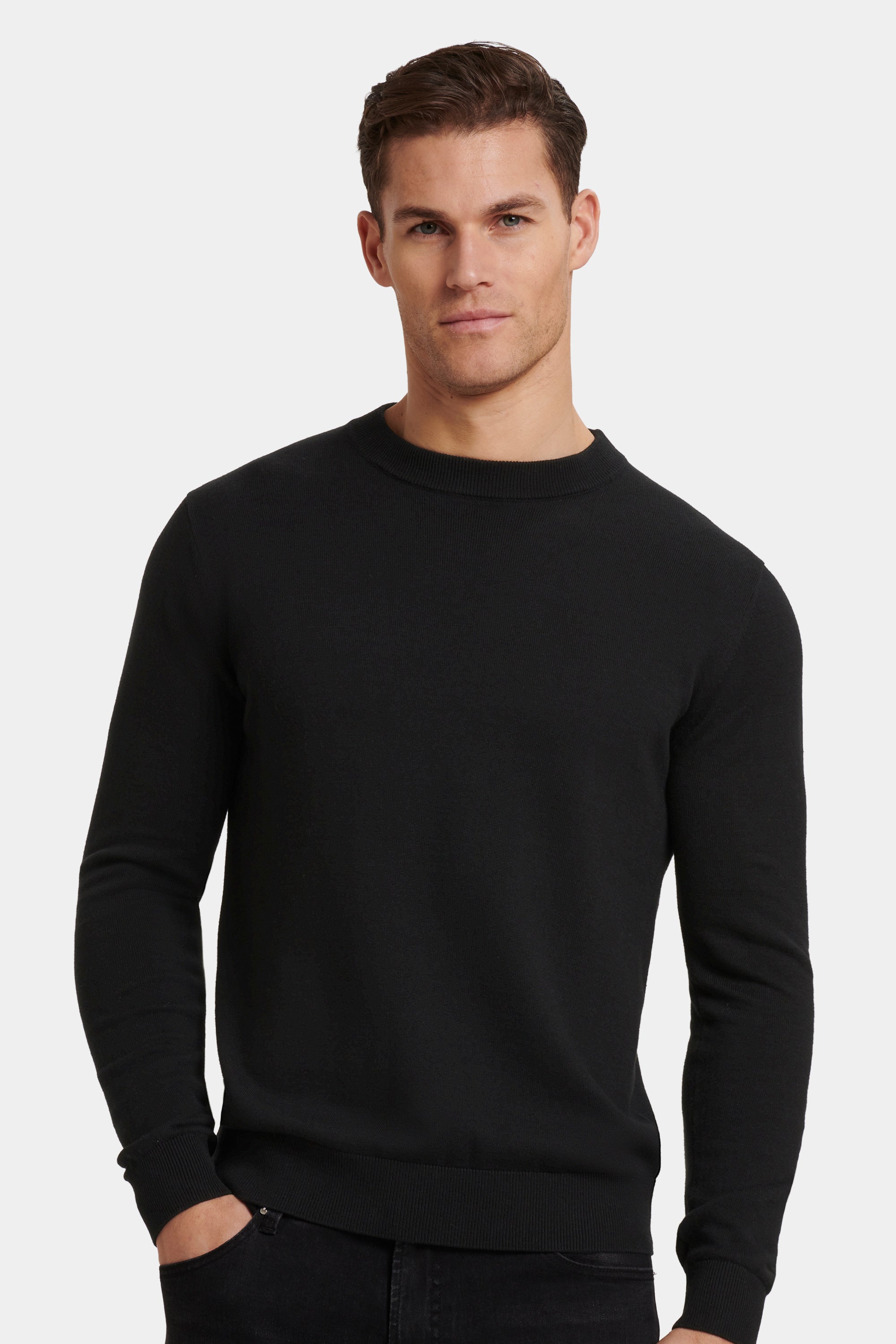 CAMISOLA DE GOLA REDONDA SANTONI