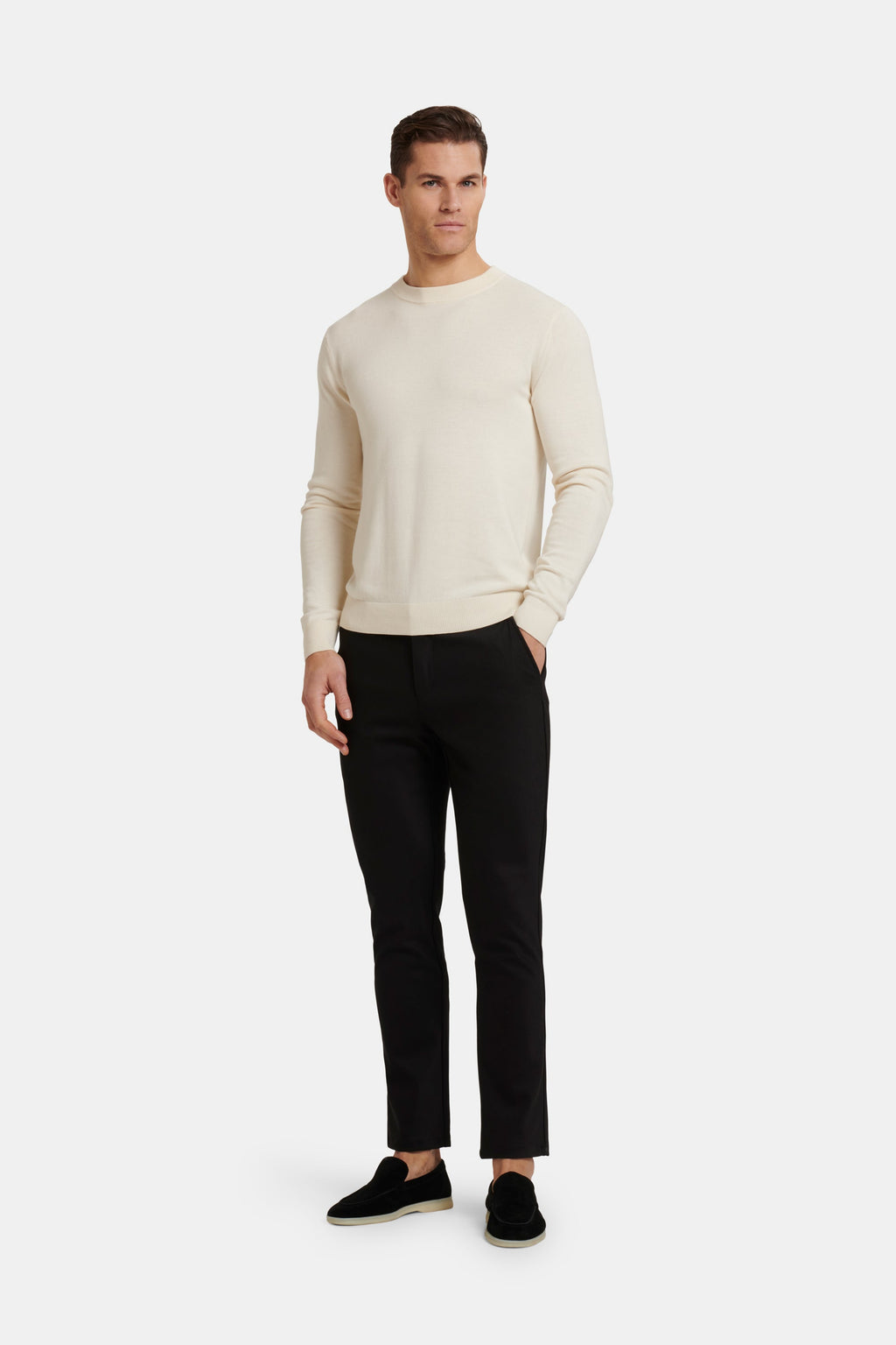 CAMISOLA DE GOLA REDONDA SANTONI