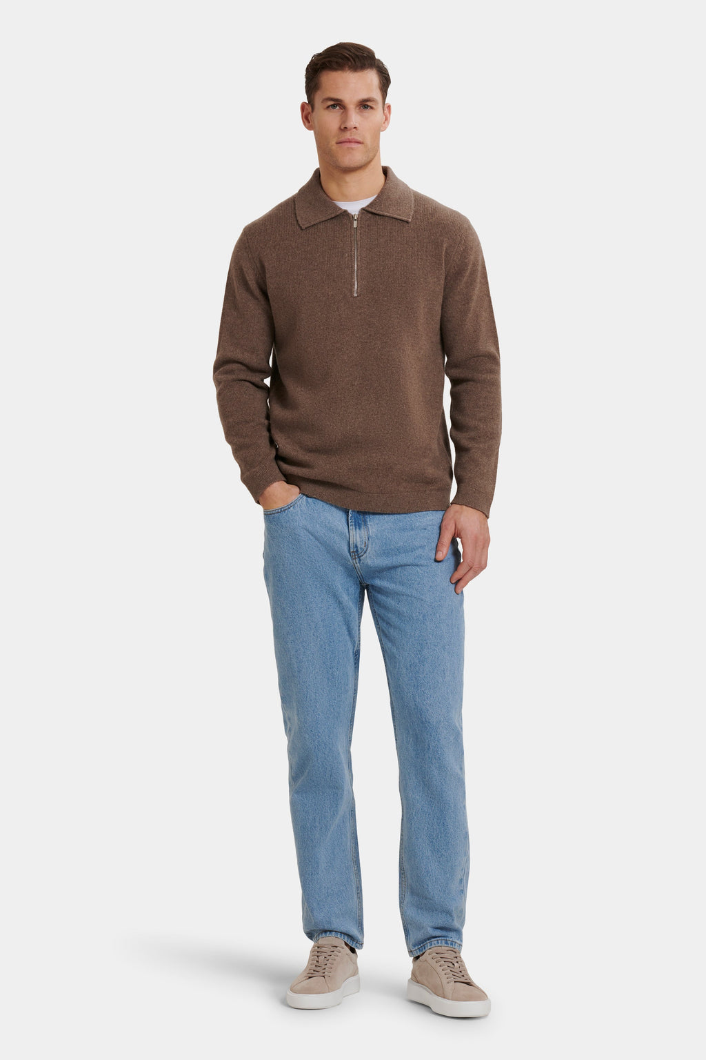 O POLO QUARTER ZIP COMPONE