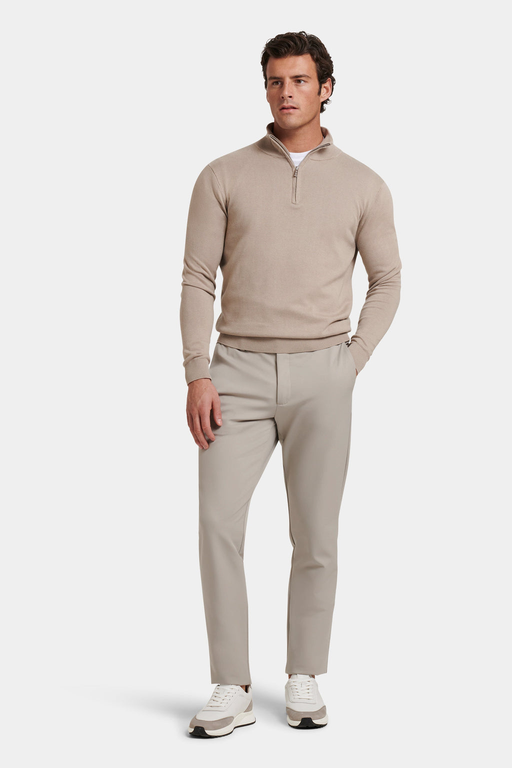 A CAMISOLA QUARTER ZIP SANTONI