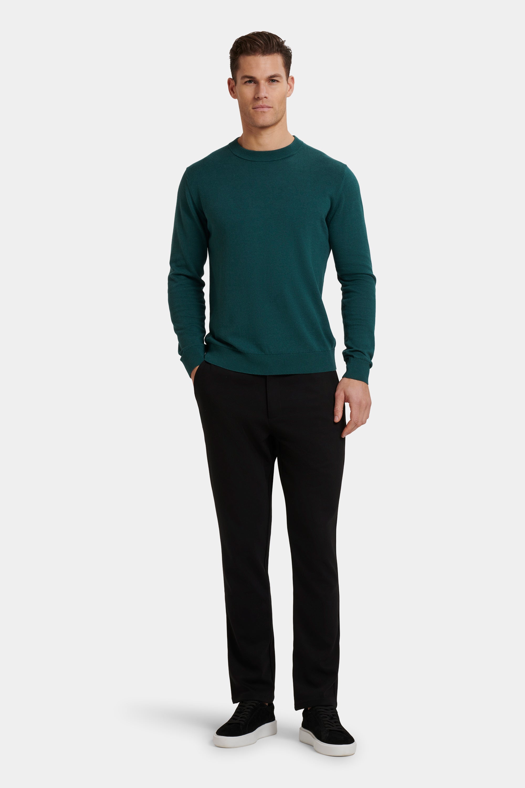 CAMISOLA DE GOLA REDONDA SANTONI