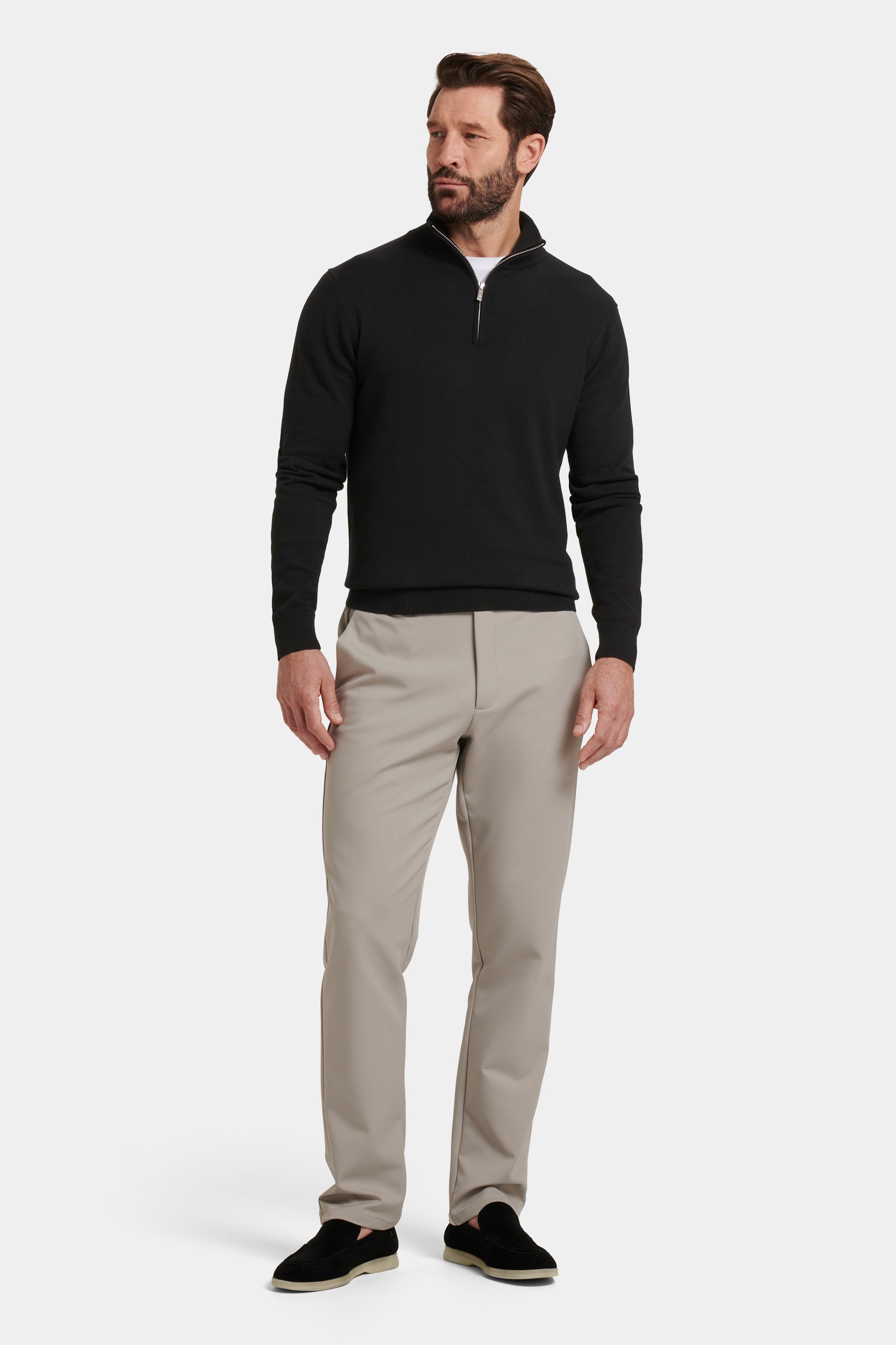 A CAMISOLA QUARTER ZIP SANTONI