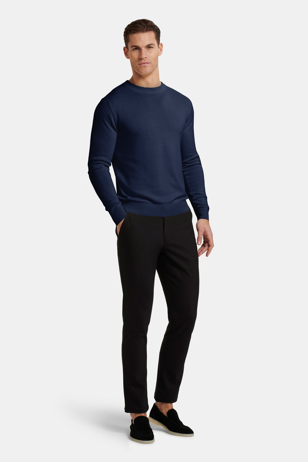 CAMISOLA DE GOLA REDONDA SANTONI