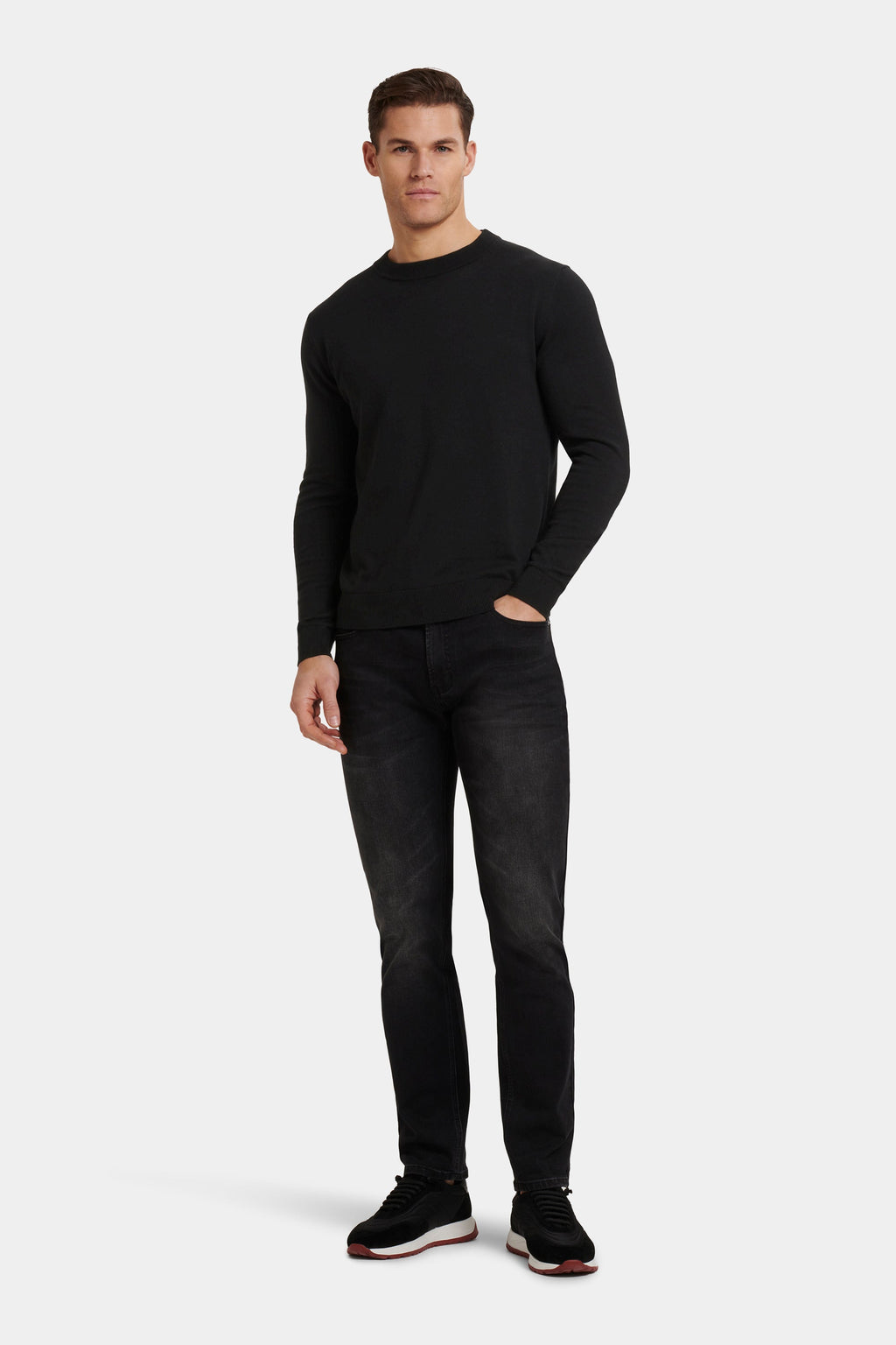 CAMISOLA DE GOLA REDONDA SANTONI
