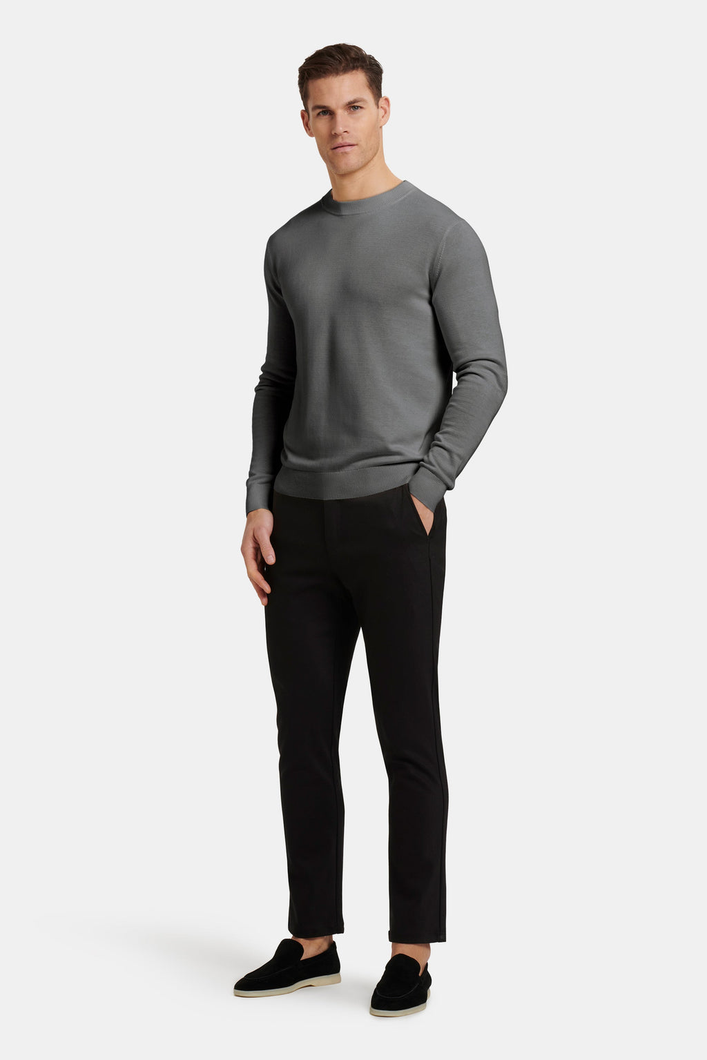 CAMISOLA DE GOLA REDONDA SANTONI