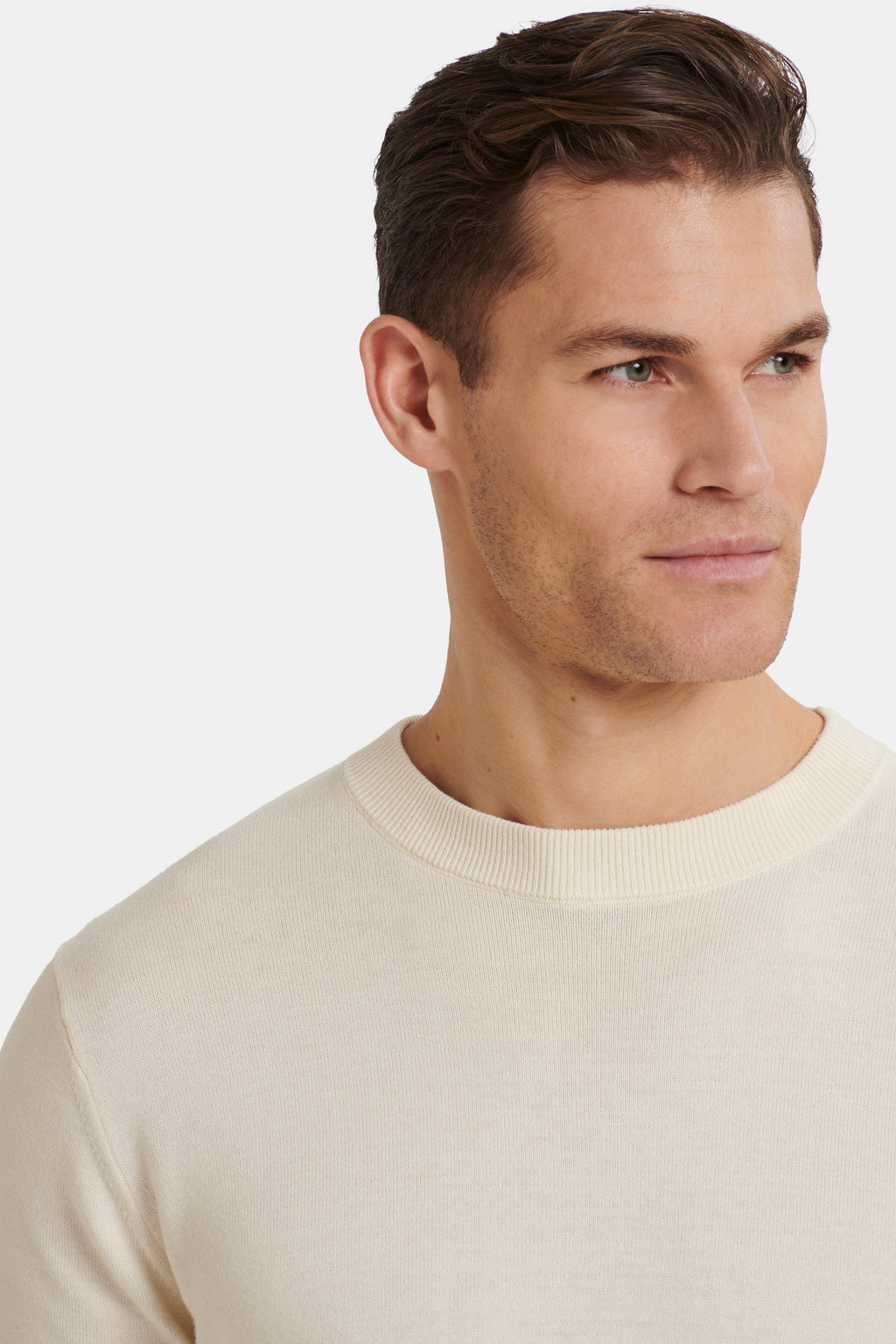 CAMISOLA DE GOLA REDONDA SANTONI