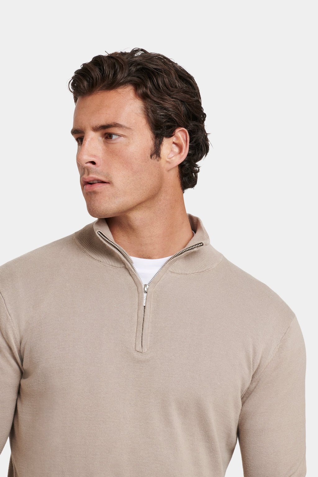 A CAMISOLA QUARTER ZIP SANTONI