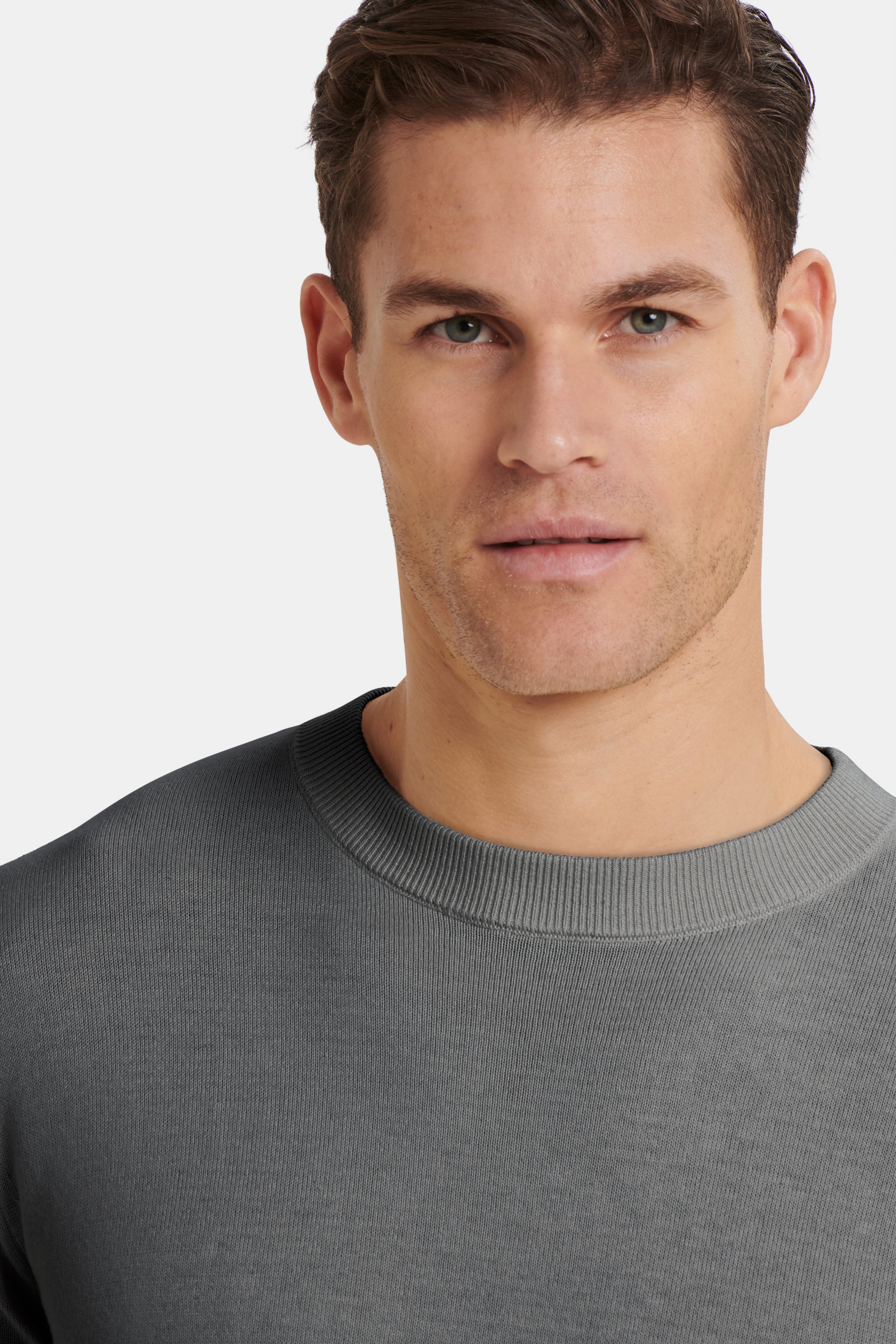 CAMISOLA DE GOLA REDONDA SANTONI