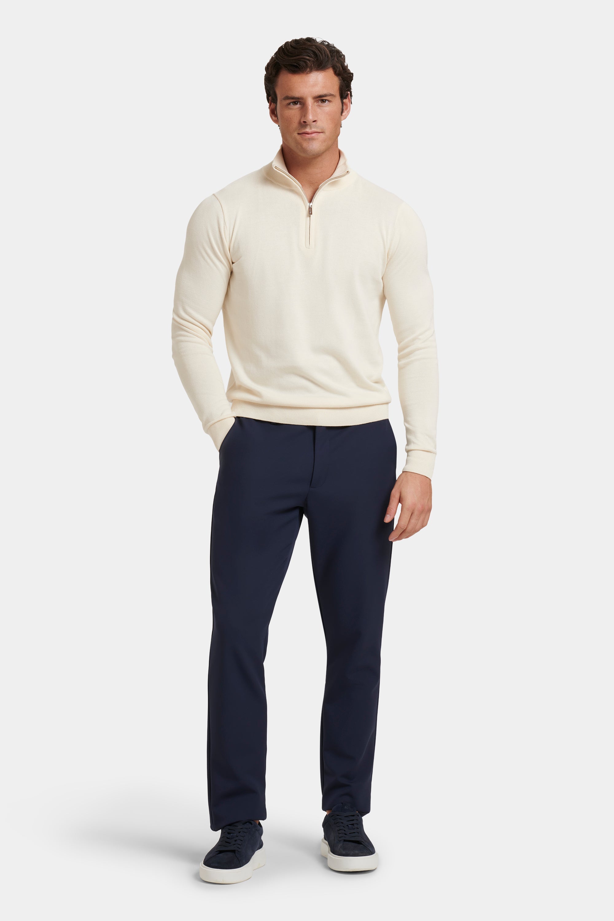 A CAMISOLA QUARTER ZIP SANTONI