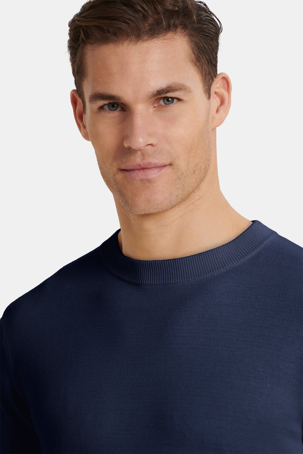 CAMISOLA DE GOLA REDONDA SANTONI
