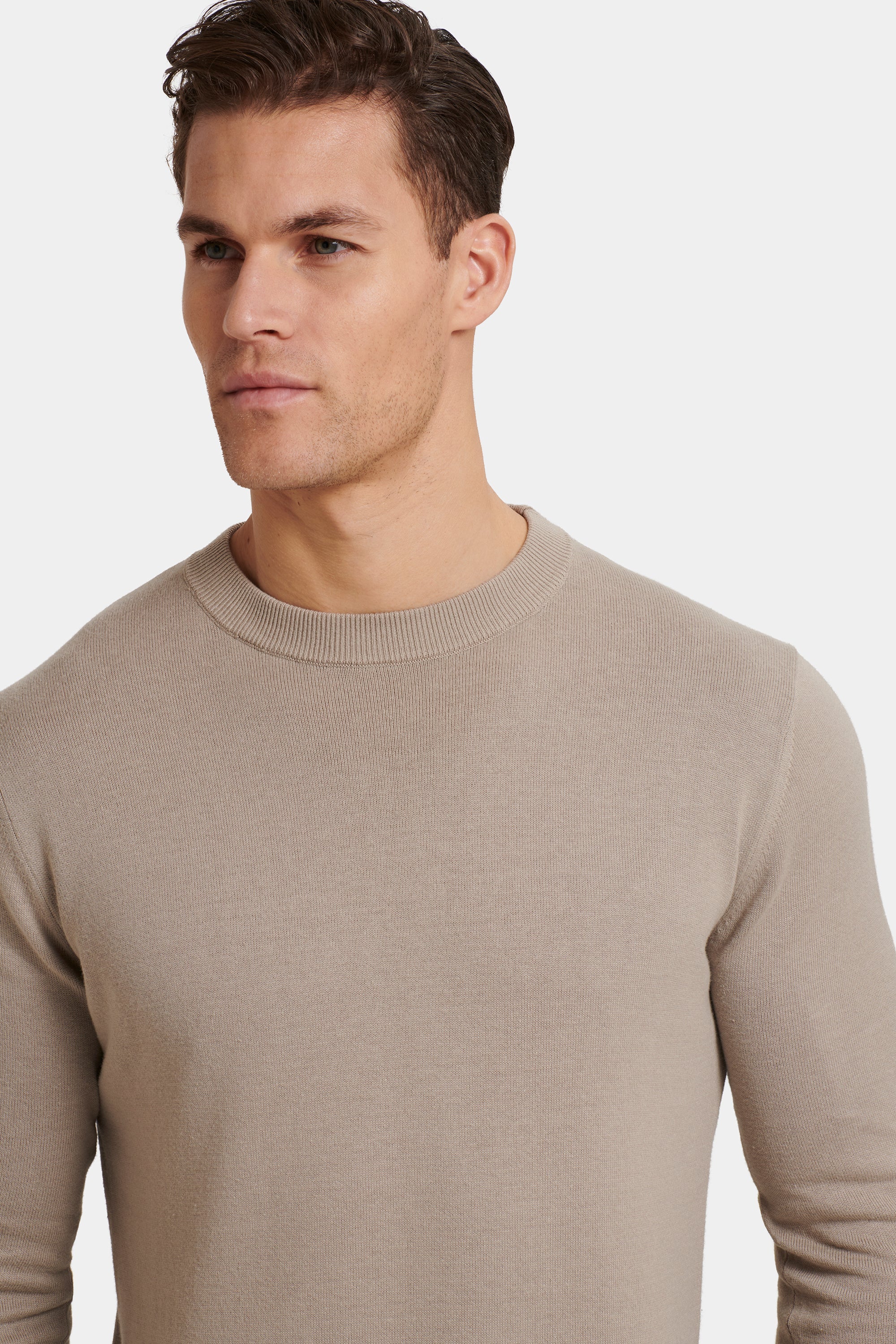 CAMISOLA DE GOLA REDONDA SANTONI