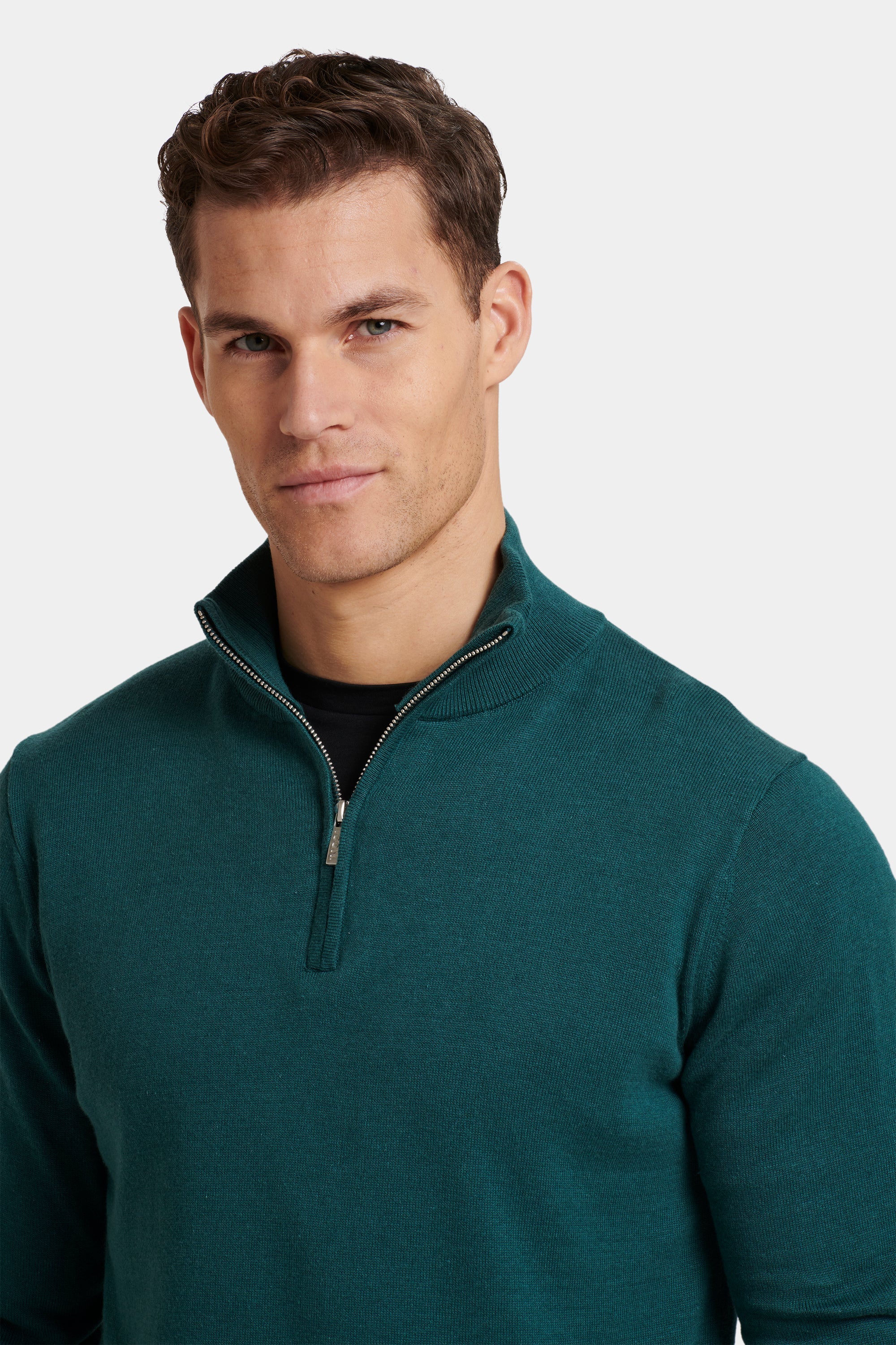 A CAMISOLA QUARTER ZIP SANTONI
