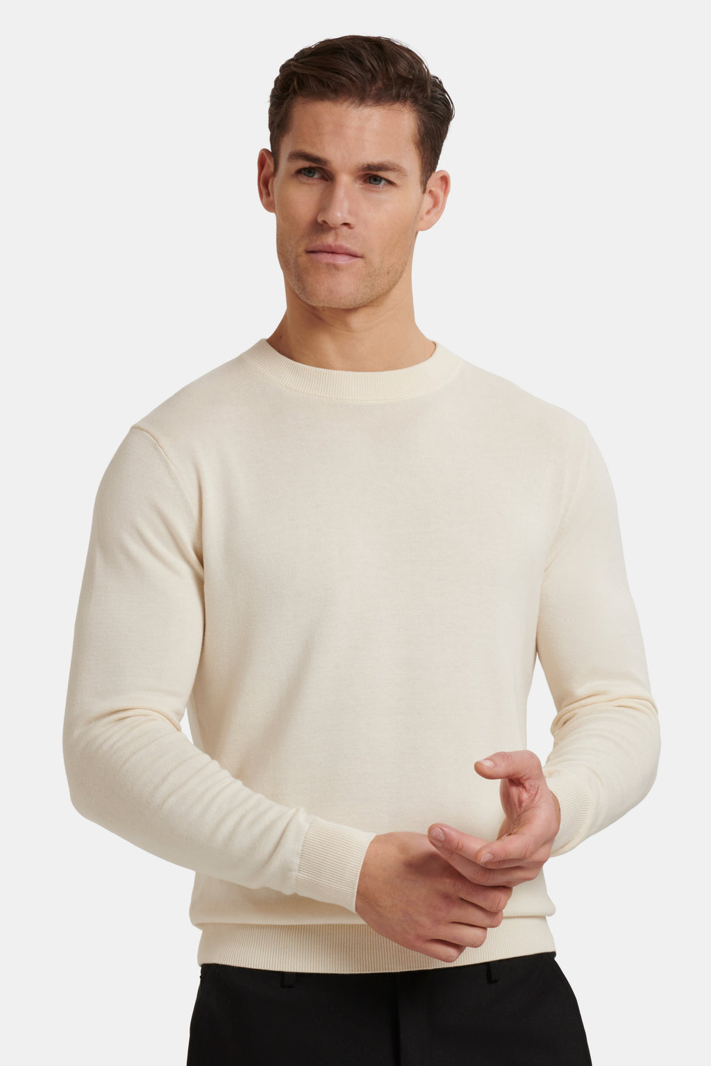 CAMISOLA DE GOLA REDONDA SANTONI