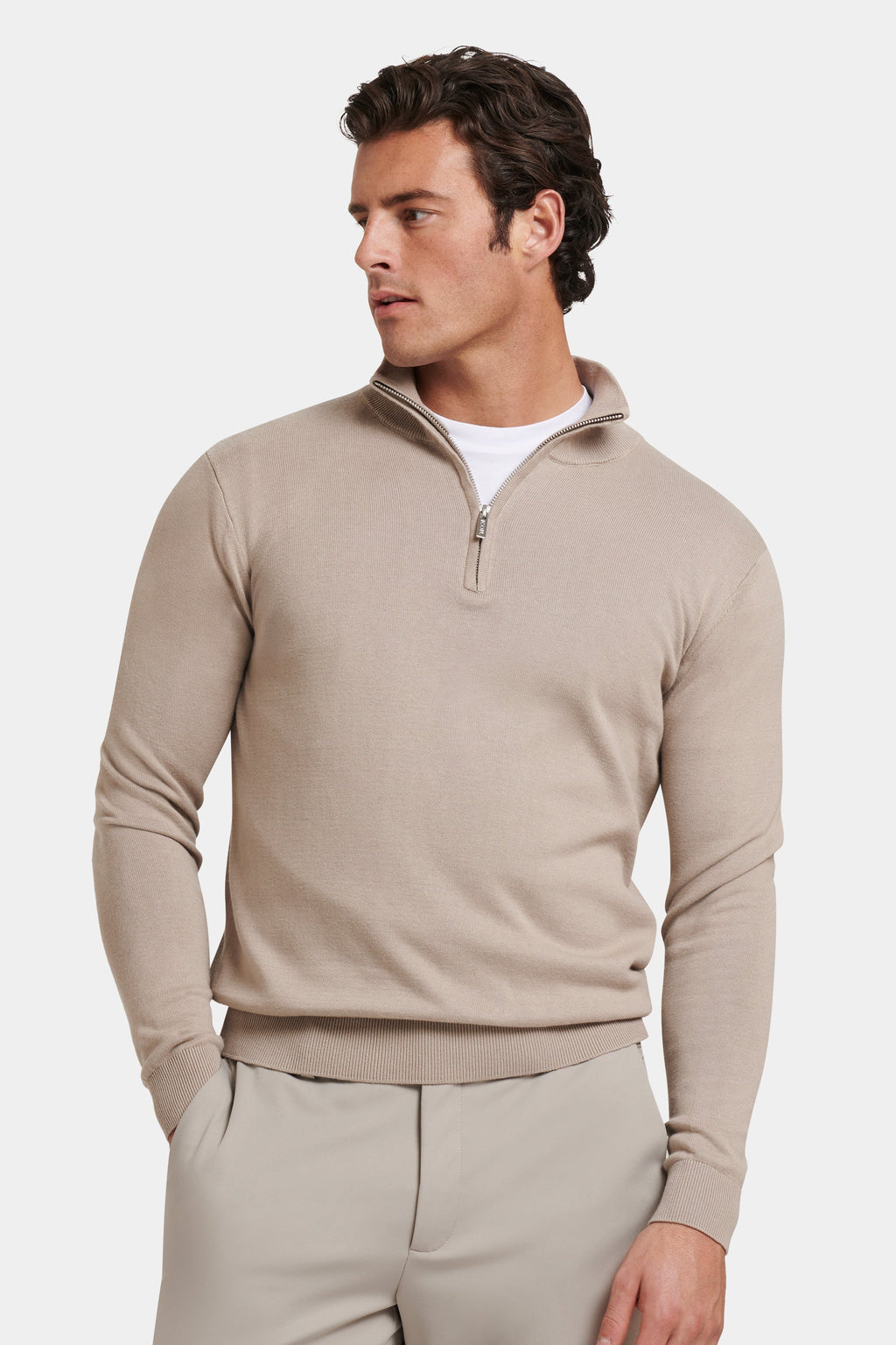 A CAMISOLA QUARTER ZIP SANTONI