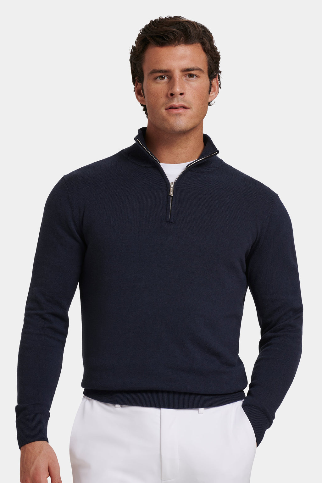 A CAMISOLA QUARTER ZIP SANTONI