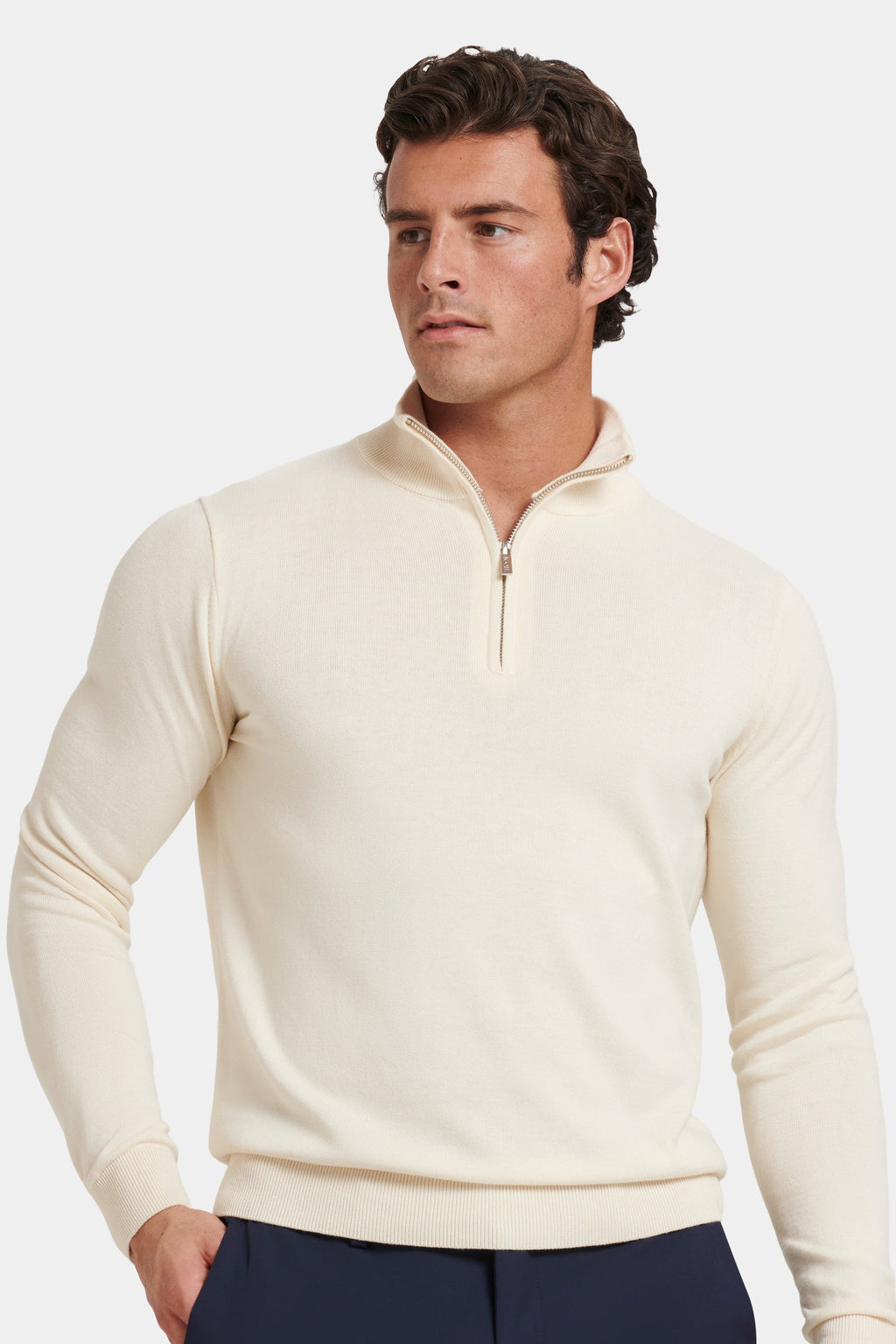 A CAMISOLA QUARTER ZIP SANTONI