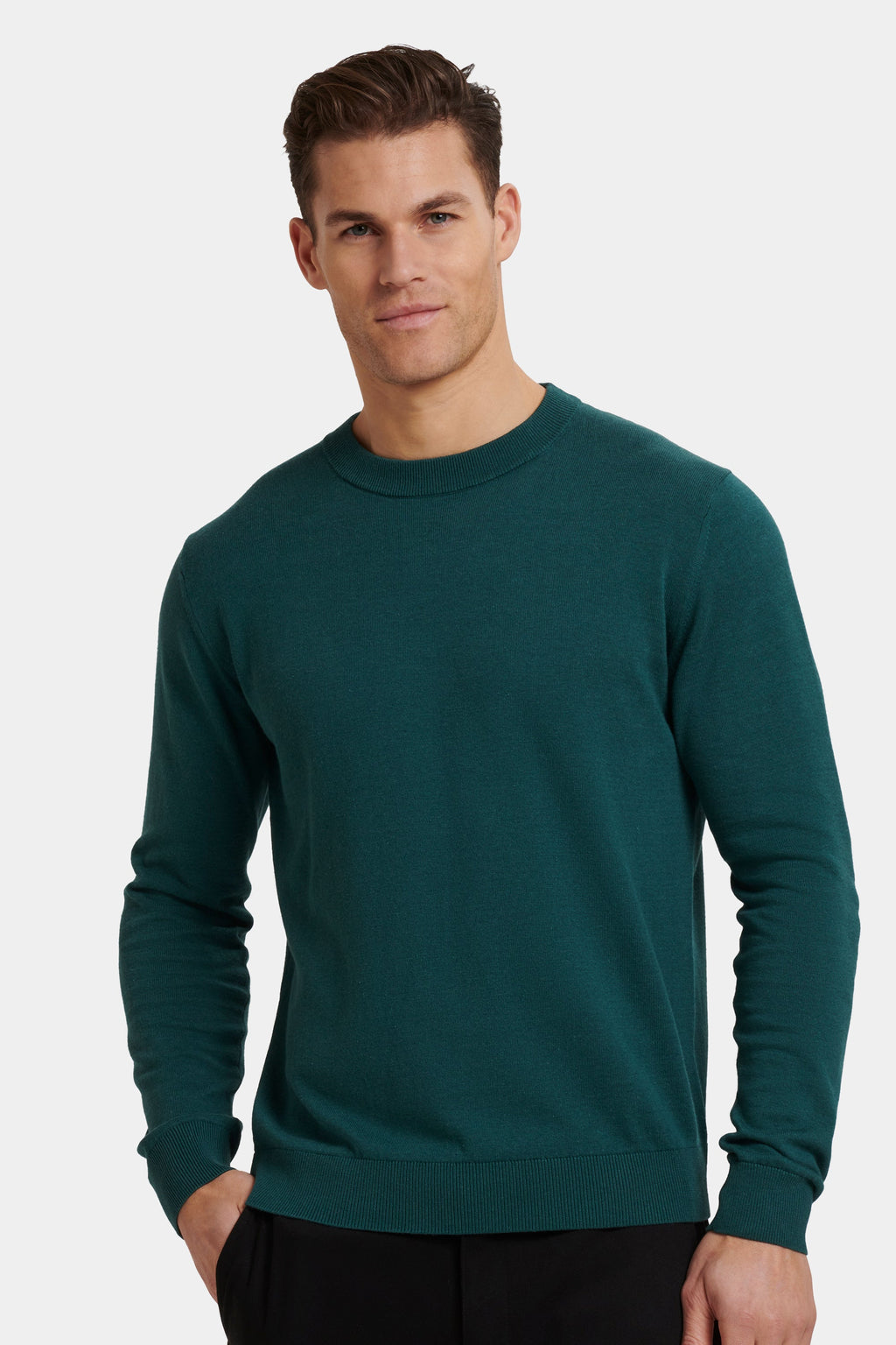 CAMISOLA DE GOLA REDONDA SANTONI