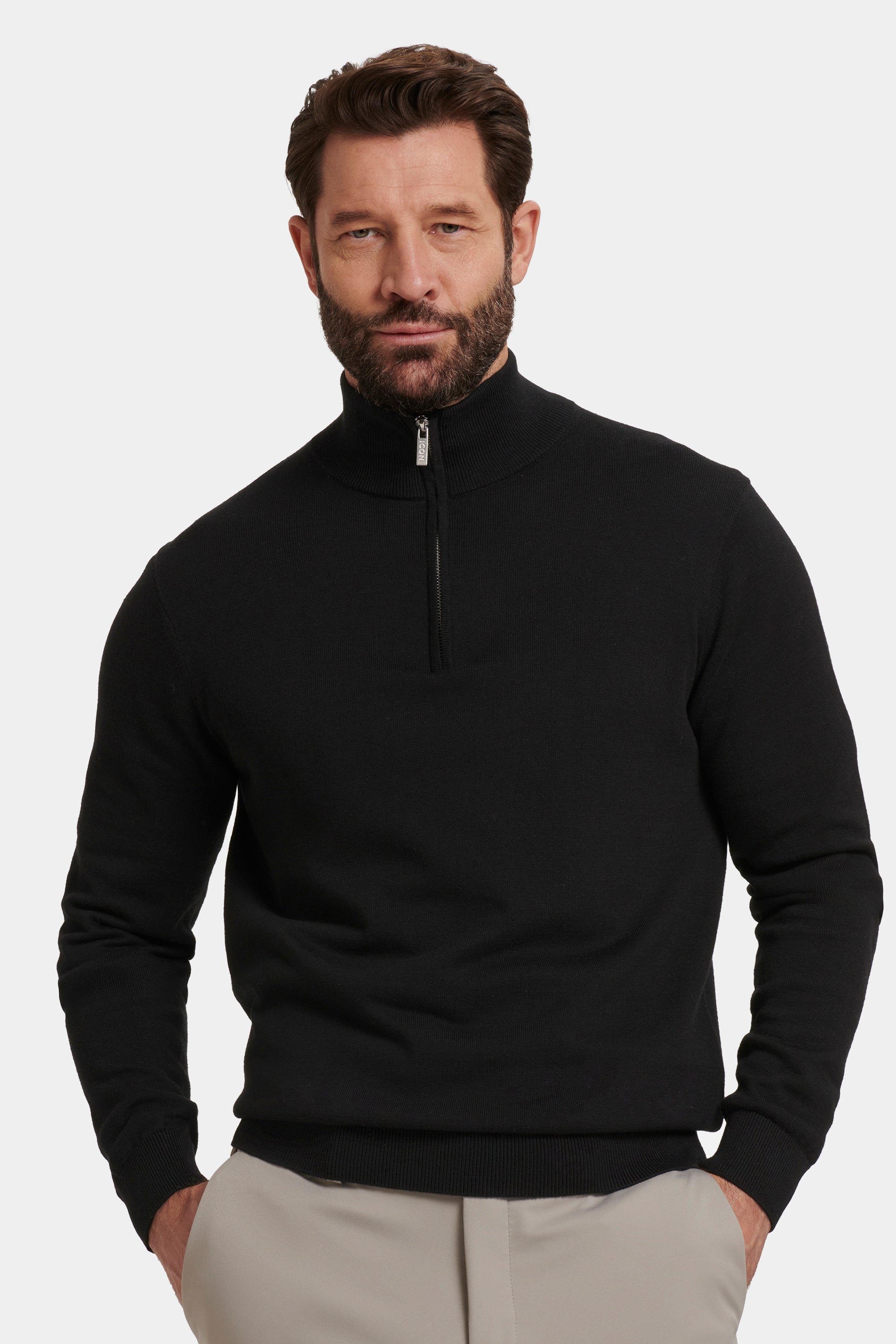 A CAMISOLA QUARTER ZIP SANTONI