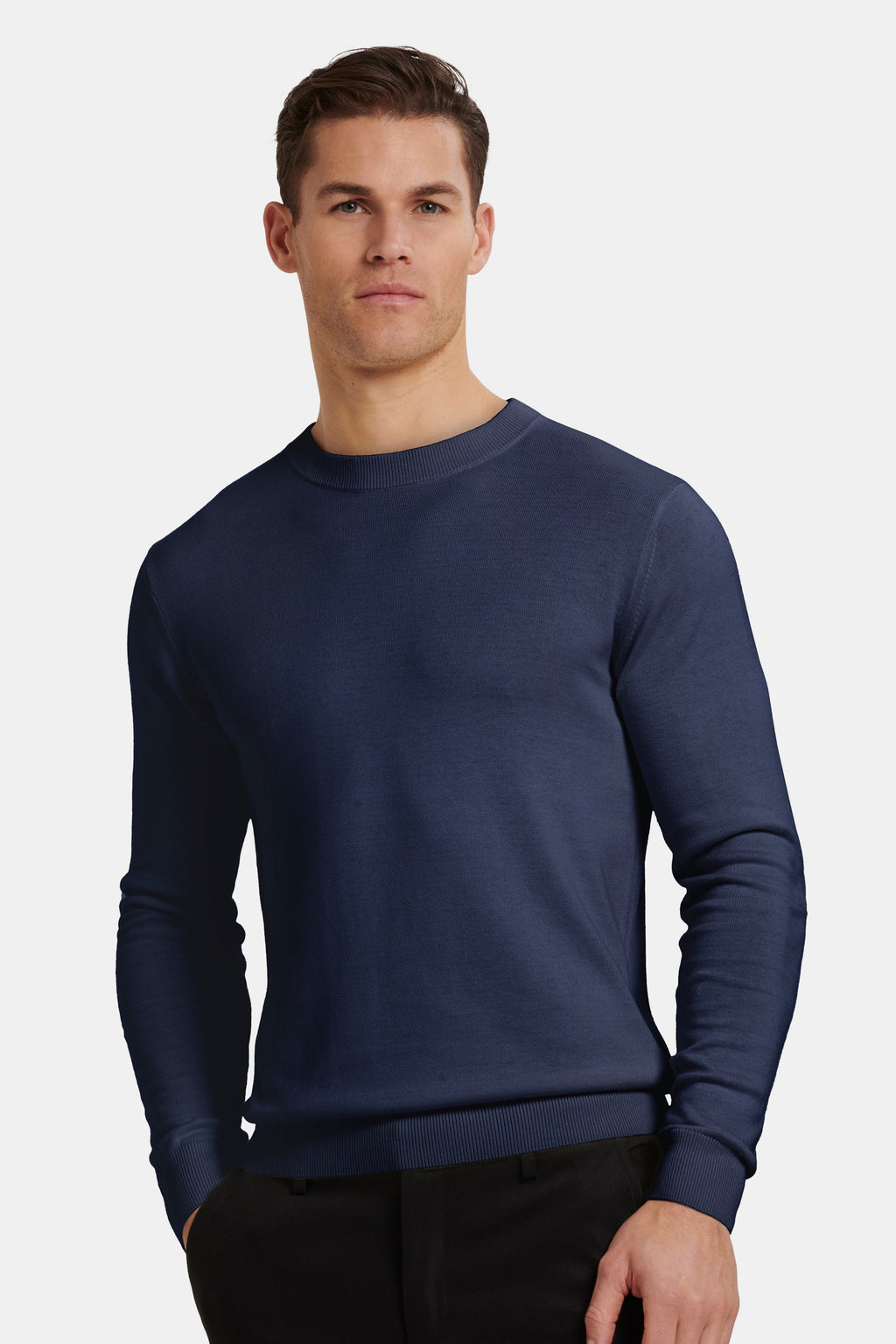 CAMISOLA DE GOLA REDONDA SANTONI