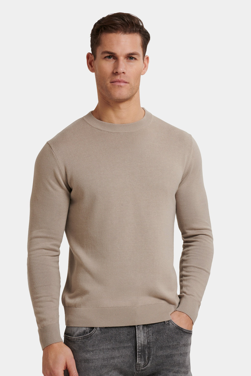 CAMISOLA DE GOLA REDONDA SANTONI