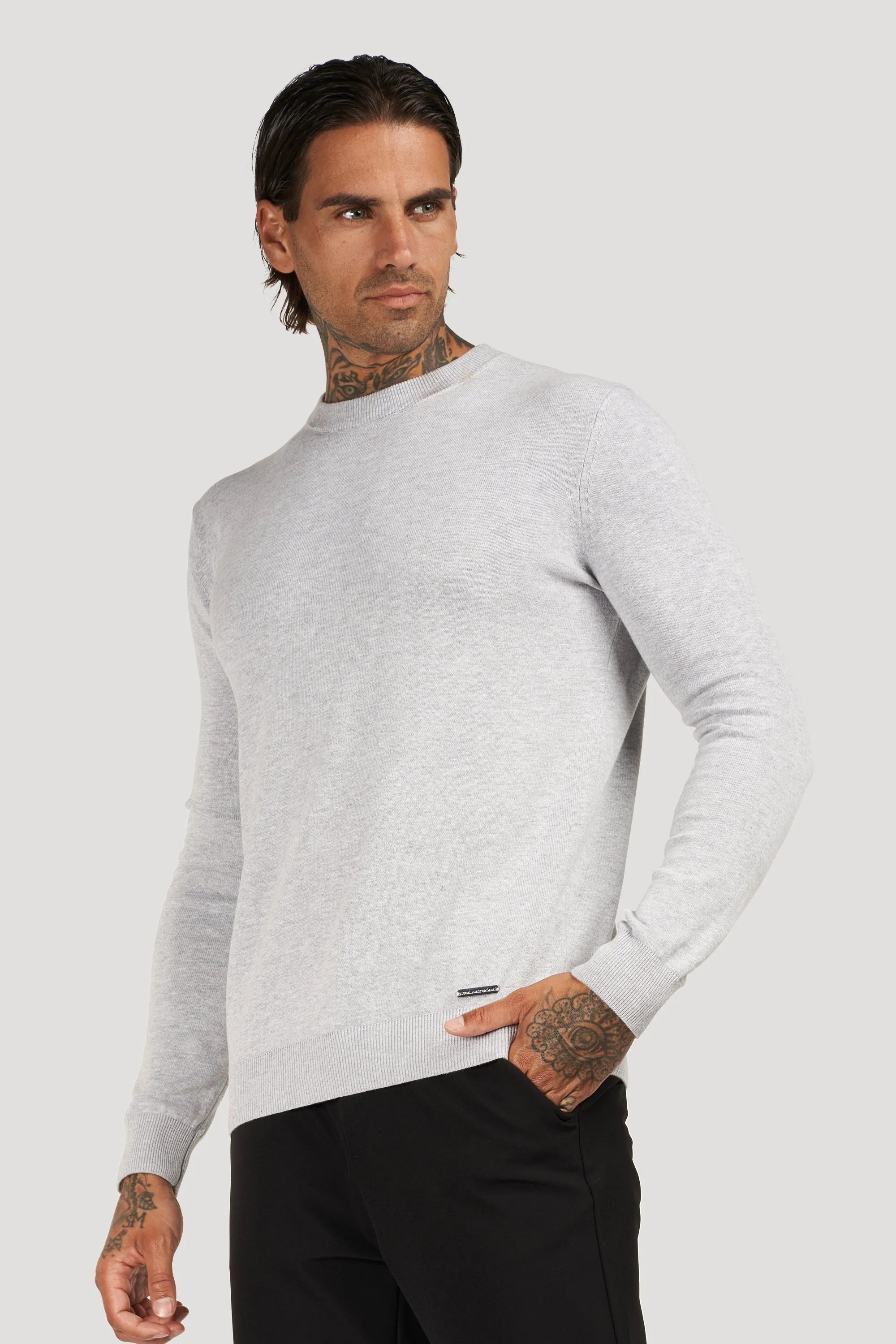 CAMISOLA DE GOLA REDONDA SANTONI