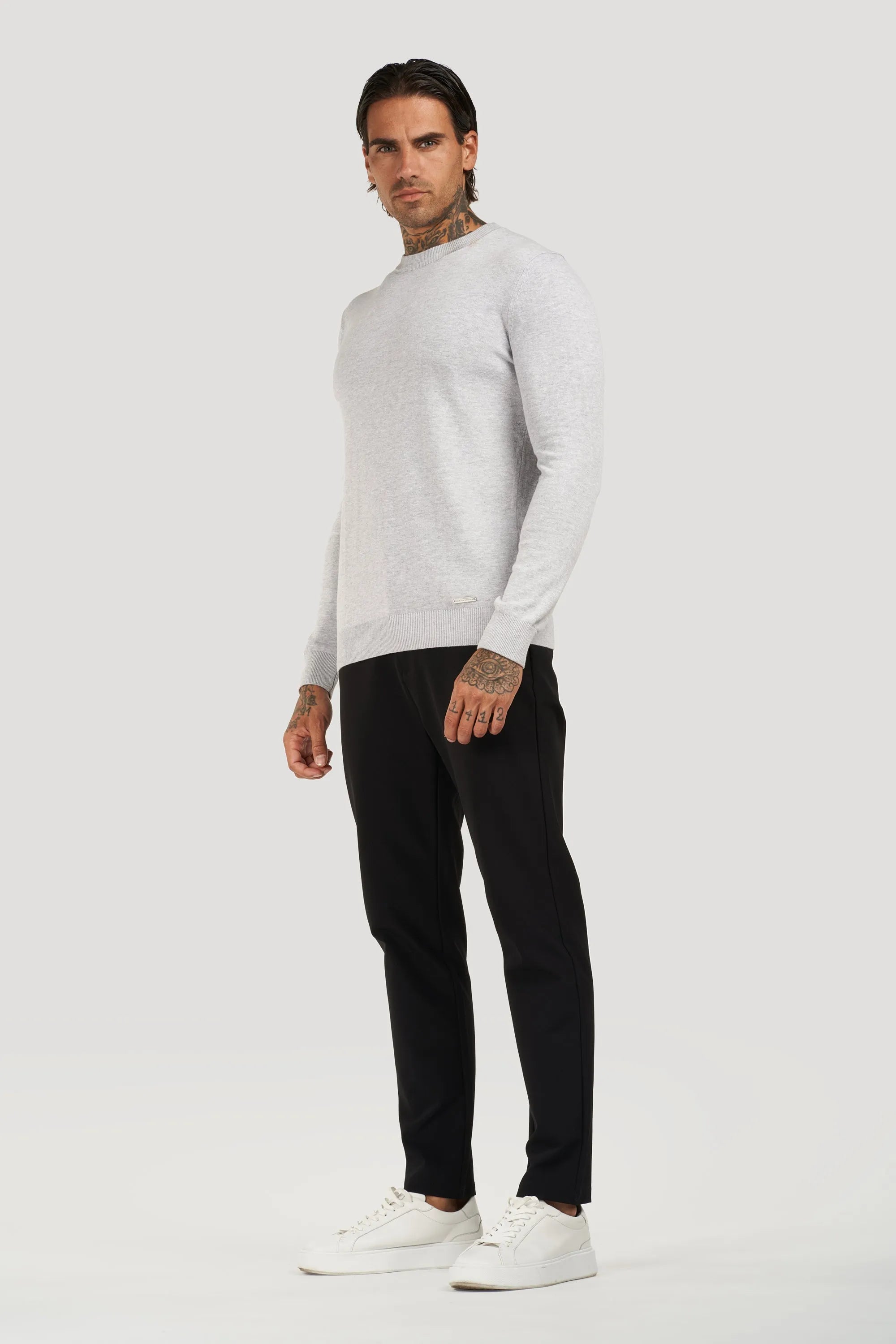 CAMISOLA DE GOLA REDONDA SANTONI